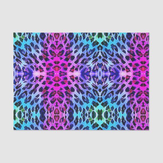 Roze Paarse ontkoppeling van Abstracte kunst Tissuepapier (Voorkant)