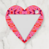 Roze Paarse Oranje Dames Valentijn Wedding Gift Bedankjes Labels (Achterkant)