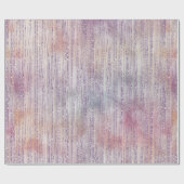 Roze Paarse Oranje glitterij glinstering Cadeaupapier (Vlak)