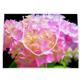 Roze paarse oranje hydrangeas groot cadeauzakje (Voorkant)