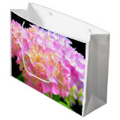 Roze paarse oranje hydrangeas groot cadeauzakje (Voorkant Gekanteld)