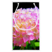 Roze paarse oranje hydrangeas klein cadeauzakje (Achterkant)