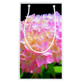 Roze paarse oranje hydrangeas klein cadeauzakje