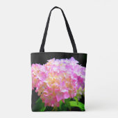 Roze paarse oranje hydrangeas tote bag (Achterkant)