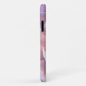 Roze Paarse Orchidee Plant Bloemendruk Case-Mate iPhone Case (Achterkant/rechts)