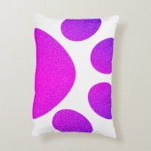 Roze Paarse pagina Afdrukken Glittery Ombre Gift 2 Accent Kussen (Achterkant (Verticaal))