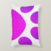 Roze Paarse pagina Afdrukken Glittery Ombre Gift 2 Accent Kussen (Voorkant(Verticaal))