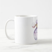 Roze Paarse Parfumfles Koffiemok (Links)