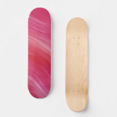 Roze Paarse pasta vloeibare golf Persoonlijk Skateboard (Voorkant)