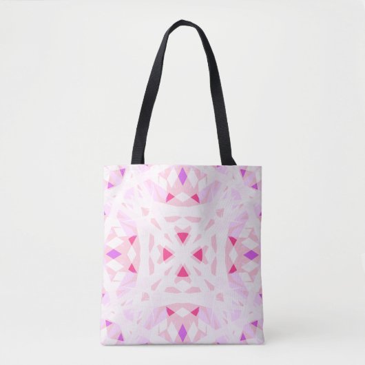 Roze Paarse  pasteipastei Tote Bag (Voorkant)