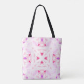 Roze Paarse  pasteipastei Tote Bag (Achterkant)