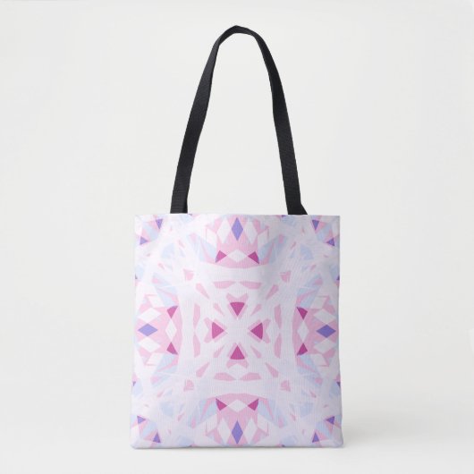 Roze Paarse pasteipastei Tote Bag (Voorkant)