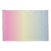 roze paarse pastelregenboog met de roze eenhoorn kussensloop (Achterkant-Rechts)