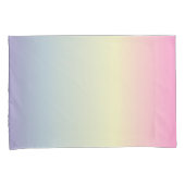 roze paarse pastelregenboog met de roze eenhoorn kussensloop (Voorkant-Rechts)