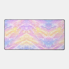 Roze & paarse pasteltinten AI-kunst Bureaumat