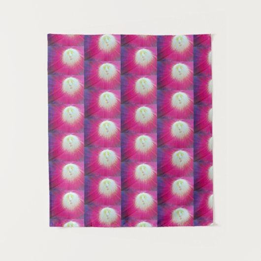 Roze Paarse patroonplaat Wandkleed (Voorkant)