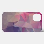 Roze Paarse piramide Abstract kunstontwerp Case-Mate iPhone Case (Achterkant (horizontaal))