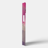 Roze Paarse piramide Abstract kunstontwerp Case-Mate iPhone Case (Achterkant / Rechts)