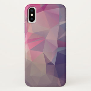 Roze Paarse piramide Abstracte patroonkunst Case-Mate iPhone Case