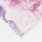 Roze Paarse Posh Podle Baby Kinderen Fleece Deken (Hoek)