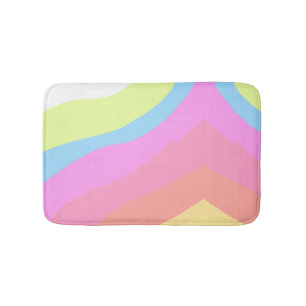 Roze paarse regenboog multi-kleurige pride maand s badmat