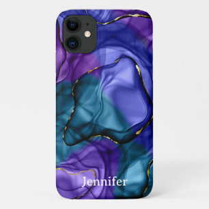 Roze paarse regenboog waterverf Case-Mate iPhone case