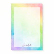 Roze paarse regenboog waterverf