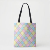 Roze Paarse regenboogkleuren Gold Glitter Modern Tote Bag (Voorkant)