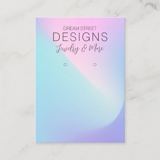 Roze Paarse regenboogverlichting, Kaart Visitekaartje (Voorkant)