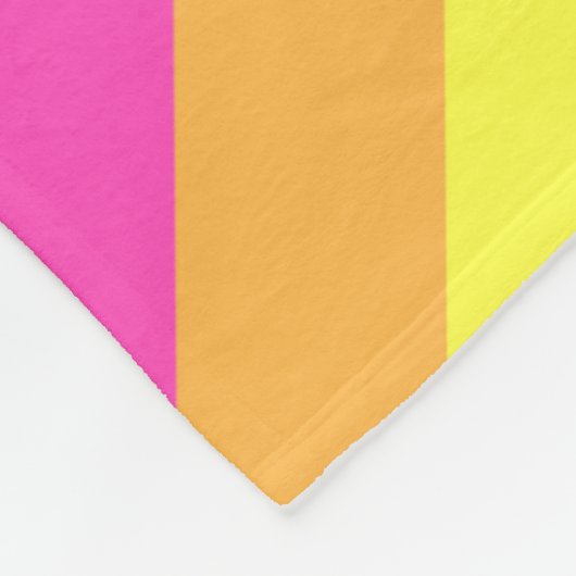 Roze Paarse Retro Stripes Medium Fleece Deken (Hoek)