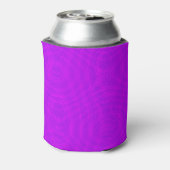 Roze & Paarse Rimpel Moiré Blikjeskoeler (Blikje Achterkant)