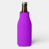 Roze & Paarse Rimpel Moiré Flesjeskoeler (Fles Voorkant)