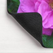 roze, paarse roos bloem muismat (Hoek)