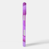 Roze Paarse Roos Foto Aangepaste Naam Script Moder Case-Mate iPhone Case (Achterkant / Rechts)