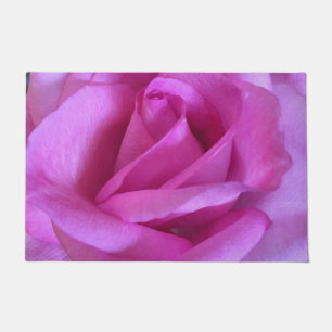 Roze paarse rozen bloem close-up foto vet modern deurmat