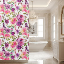 Roze Paarse Rozen Bloemig Meisjesachtig Trendy
