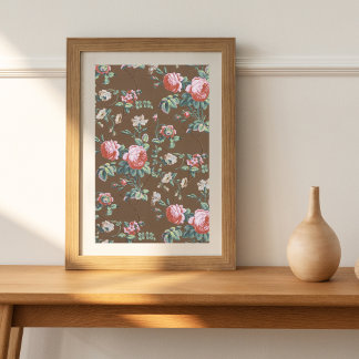 Roze & Paarse Rozen Decoupage Tissue Papier