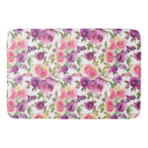 Roze Paarse Rozen Floral Girly Trendy