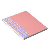 Roze + Paarse ruit Notitieblok (Schuin)