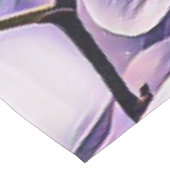 Roze paarse schattige orchidee bloemen tekening tafelkleed (Gekanteld)