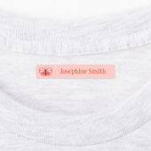 Roze & Paarse Schattigee Butterfly Girly Naam toev Labels (Aangebracht)