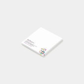 Roze Paarse Schoonmaak Merkbeleving Reiniging Post-it® Notes (Schuin)