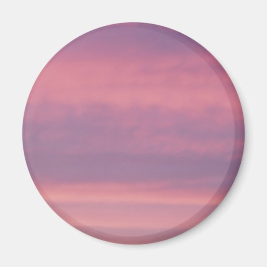 Roze Paarse Sky Magnet (Voorkant)