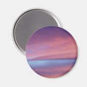 Roze Paarse Sky Magnet (Voorkant / Achterkant)