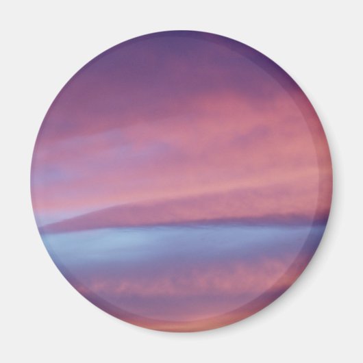 Roze Paarse Sky Magnet (Voorkant)