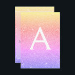 Roze Paarse Sparkle Glitter 40ste Verjaardagsfeest Kaart<br><div class="desc">Roze,  Paarse en gouden Ombre Pastel Sparkle Glitter Girly Verjaardagsfeest Monogram Naam en Initiaal 40e Verjaardagsfeestuitnodiging. Deze 40e verjaardagsuitnodiging is ideaal voor de Roze en Paarse Sparkle Glitter Girly Party op zoek om te vieren in Roze en Paarse.</div>