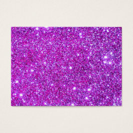 Roze Paarse Sparkly Glam Glitter Designer Visitekaartje