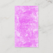 Roze Paarse spoelen voor moderne textielproducten Visitekaartje (Achterkant)