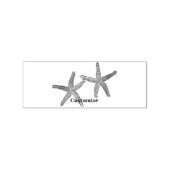 Roze Paarse Starfish Thunder_Cove Rubberstempel (Gestempeld)