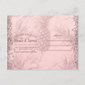 Roze Paarse Starry Sky Cosmic Galaxy Save the Date Aankondigingskaart (Achterkant)